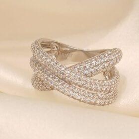 Real Silver Ring 925 (size: 6.8 ) 7.06 gms