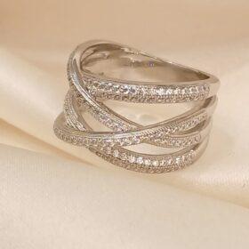 Real Silver Ring 925 (size: 6.7 ) 7.45 gms