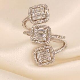 Real Silver Ring 925 (size: 6.5 ) 6.41 gms
