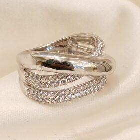 Real Silver Ring 925 (size: 6.9 ) 7.11 gms