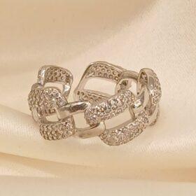 Real Silver Ring 925 (size: 6.5 ) 3.97 gms
