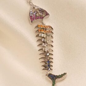 Real Silver Fish Necklace 925( 4.52 gms)