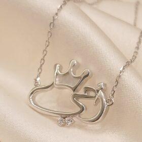 Real Silver Mom  Necklace 925(3.11 gms)