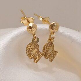 Real Gold Spider Man Stud Earring 18k(0.69 gms)
