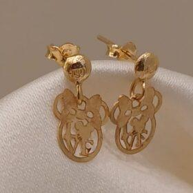 Real Gold  Stud Earring 18k(0.64 gms)