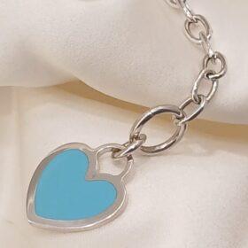 925 Sterling Heart Silver Bracelet (8.17 gms)