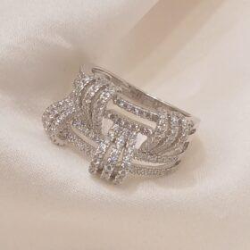 Real Silver Ring 925 (size: 7.9 ) 6.79 gms
