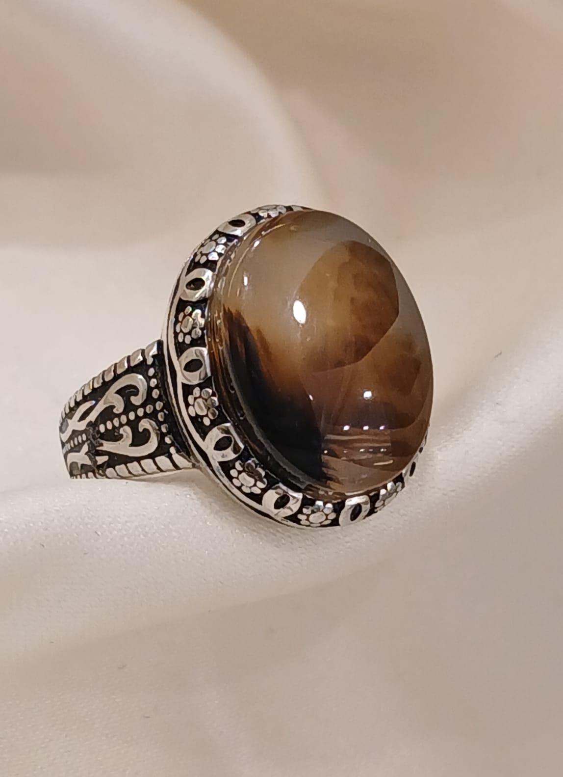 Real Silver Men Ring 925 (size: 9 ) 6.67 gms