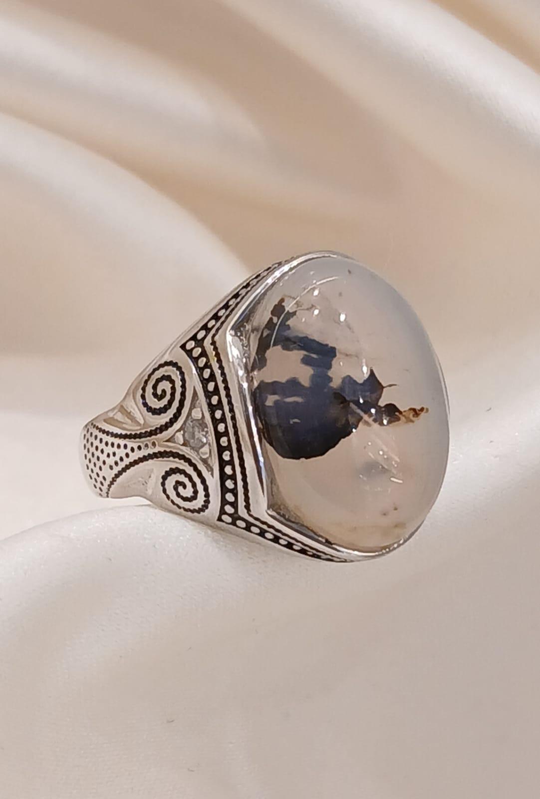 Real Silver Men Ring 925 (size: 10 ) 7.13 gms