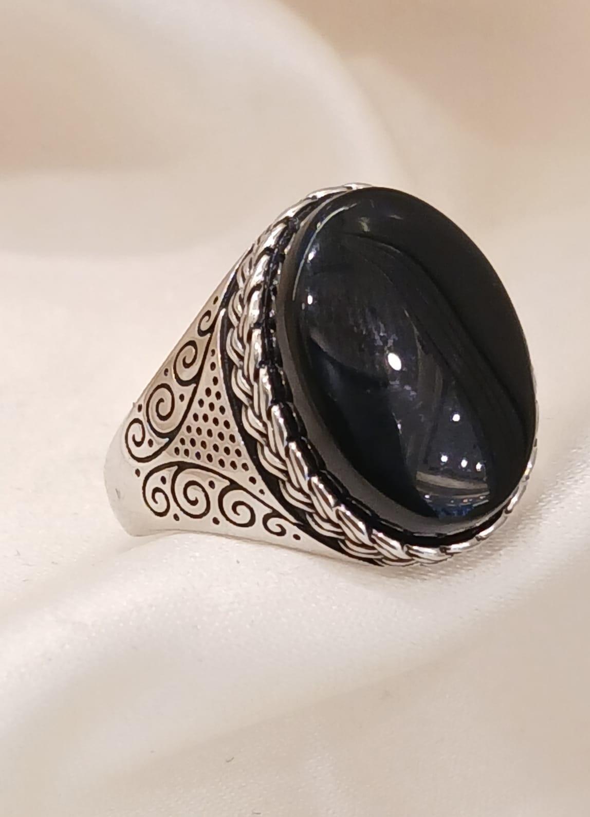 Real Silver Men Ring 925 (size: 10.9 ) 6.73 gms