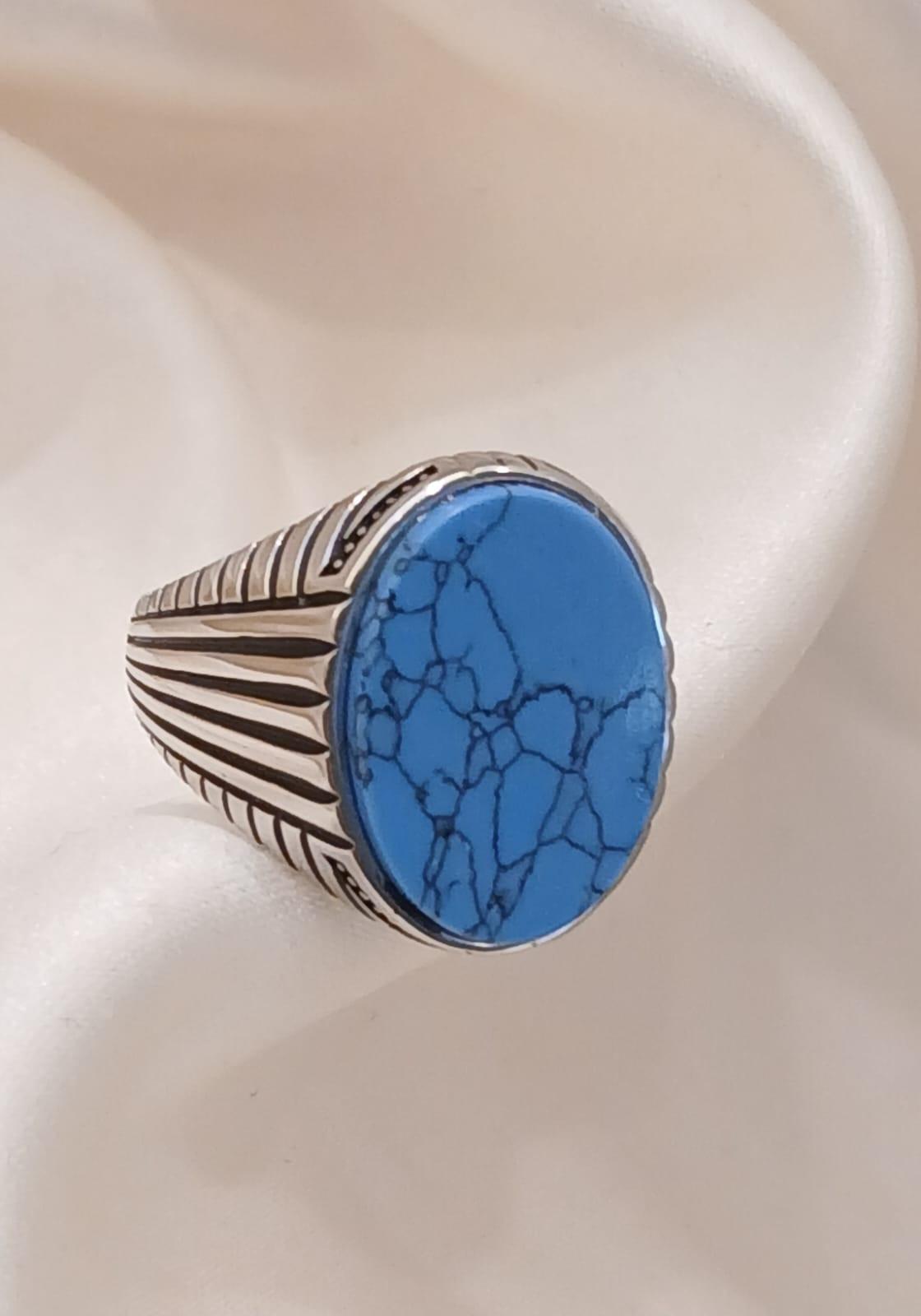 Real Silver Men Ring 925 (size: 9 ) 6.30 gms