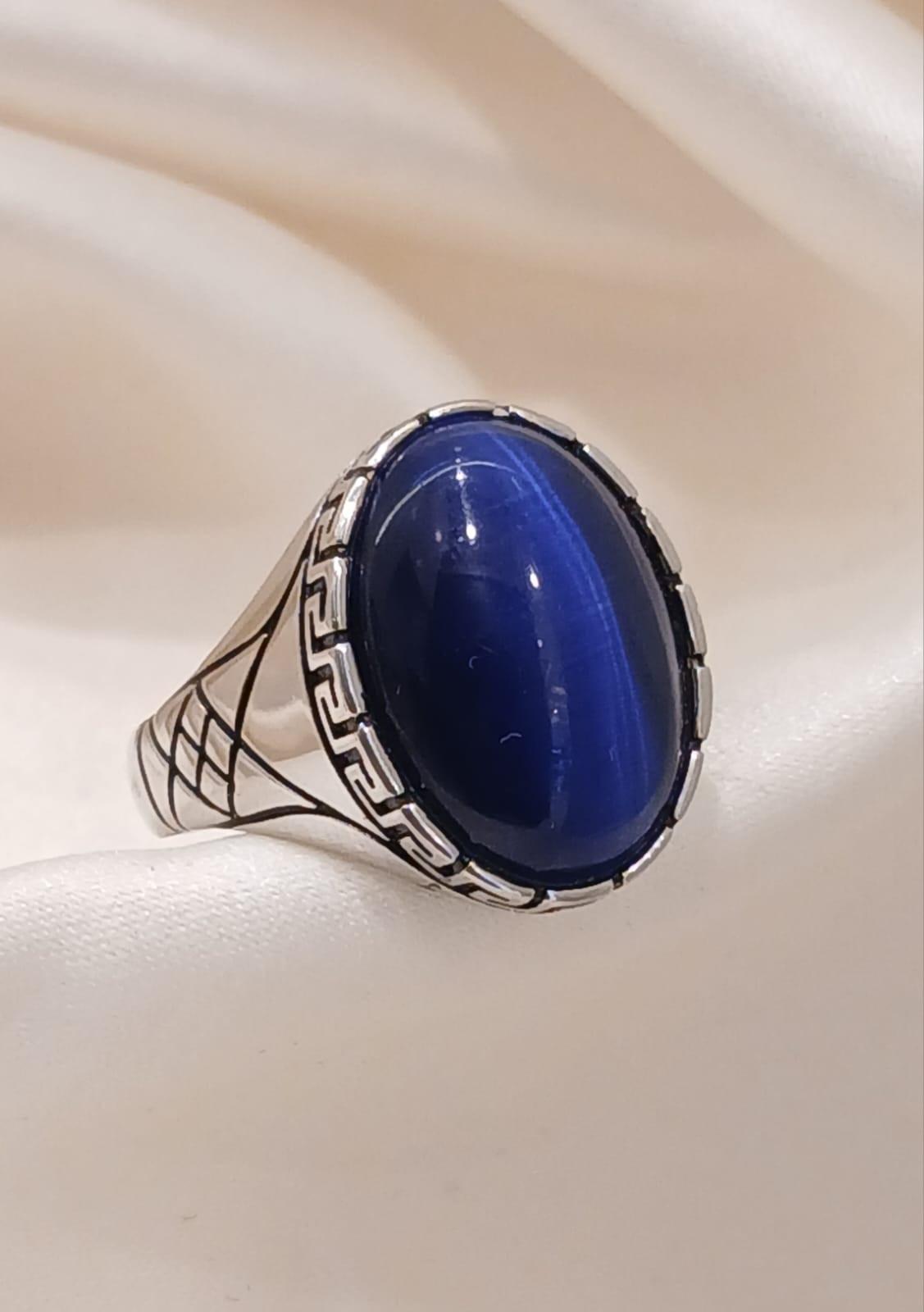 Real Silver Men Ring 925 (size: 10.5 ) 7.07 gms