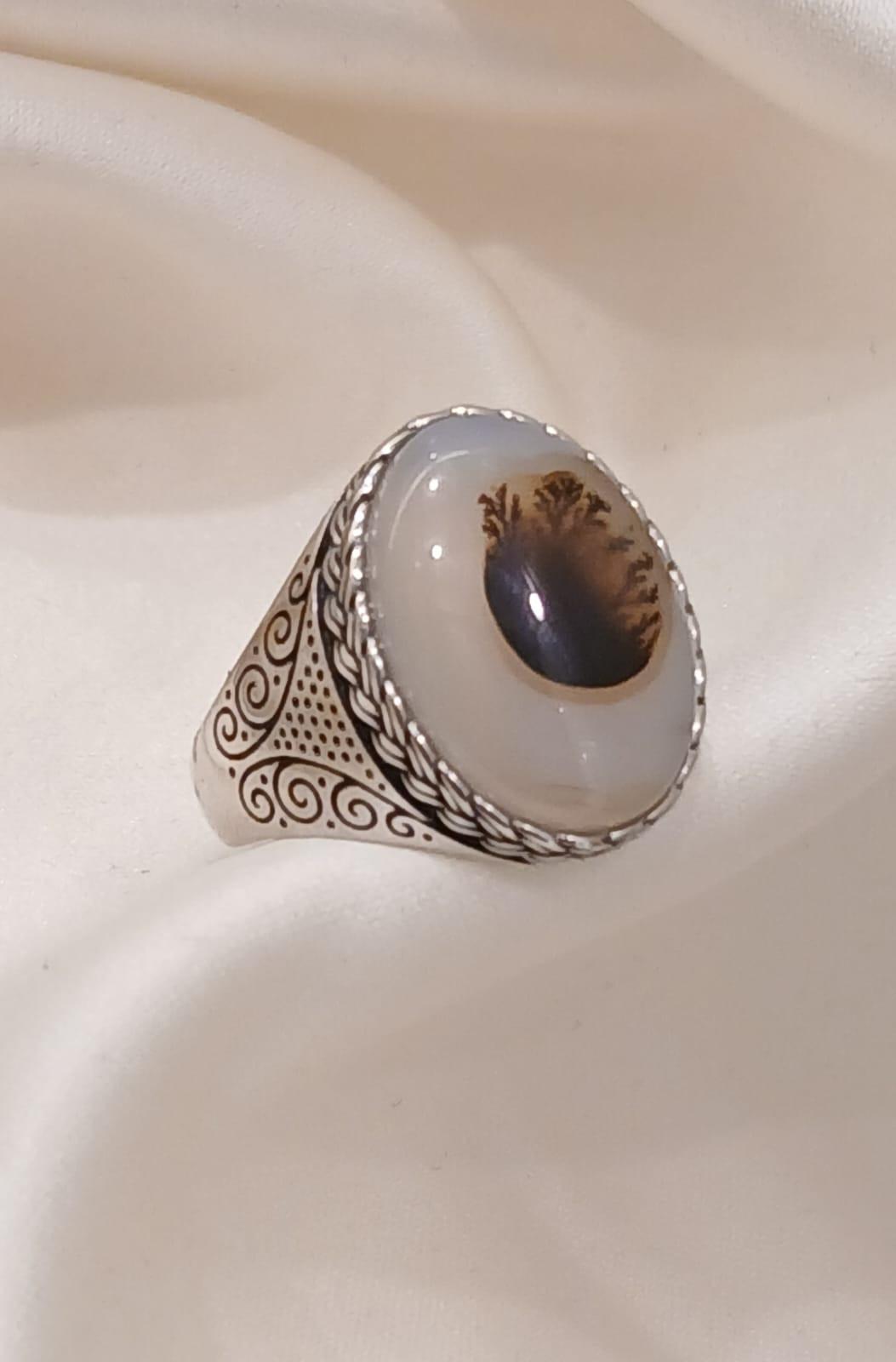 Real Silver Men Ring 925 (size: 9 ) 6.23 gms