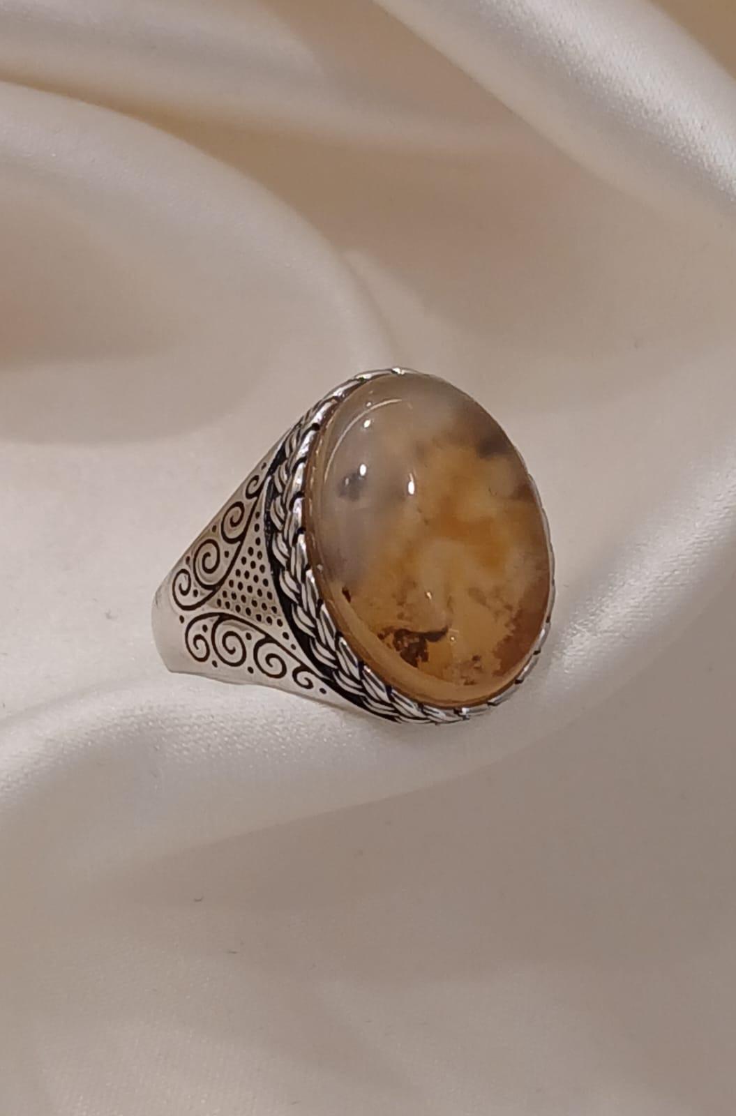 Real Silver Men Ring 925 (size: 11 ) 6.58 gms