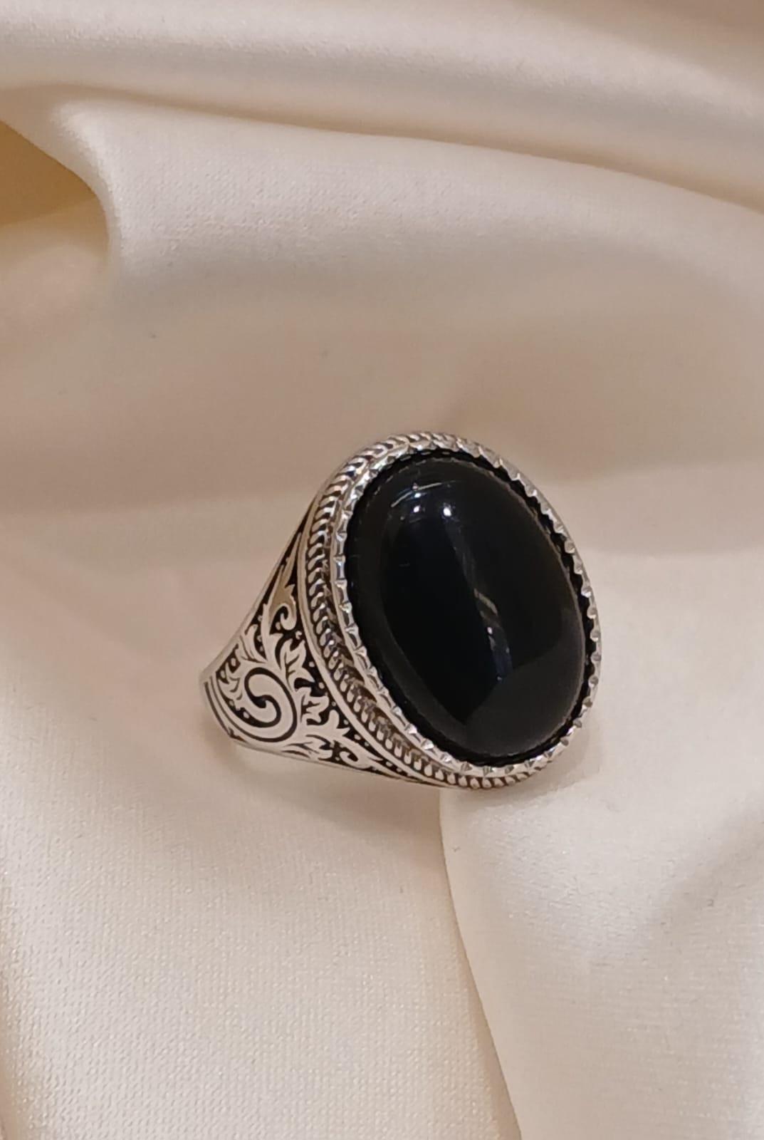 Real Silver Men Ring 925 (size: 10.9 ) 6.65 gms