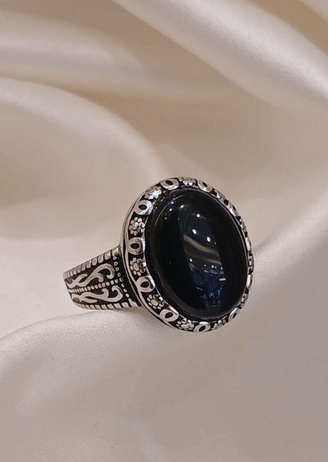 Real Silver Men Ring 925 (size: 11 ) 6.44 gms