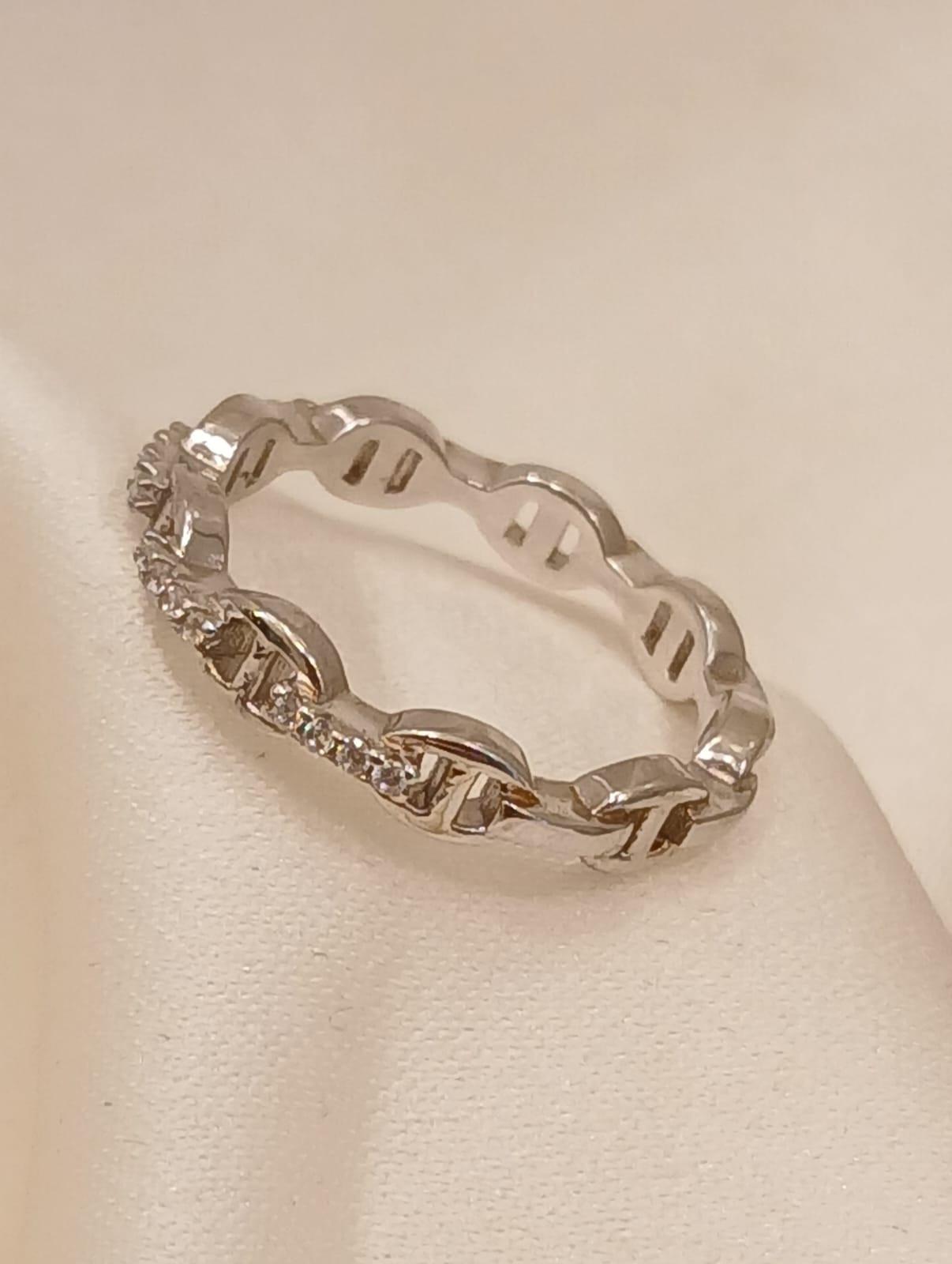 Real Silver Ring 925 (size: 6.5 ) 1.98 gms