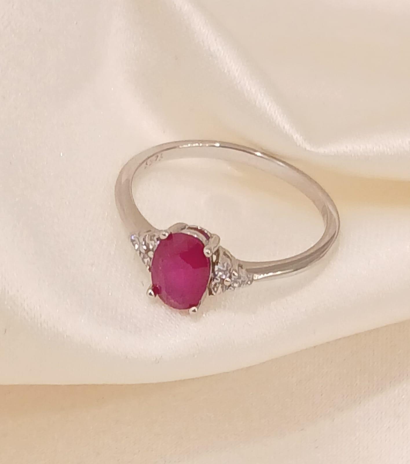 Real Silver Ring 925 (size: 6.7 )1.45 gms